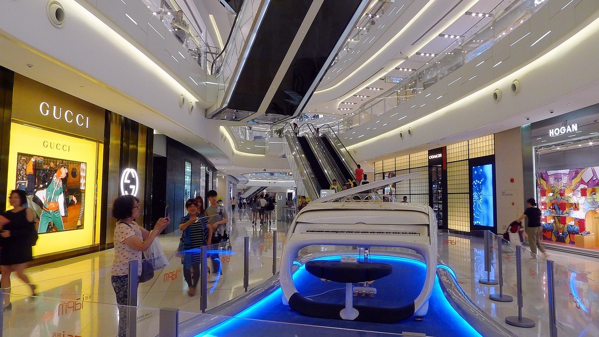 小卡片摄大商场