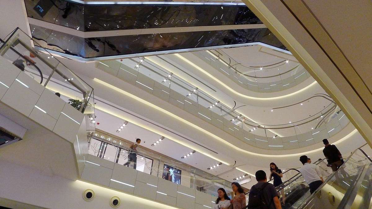 小卡片摄大商场