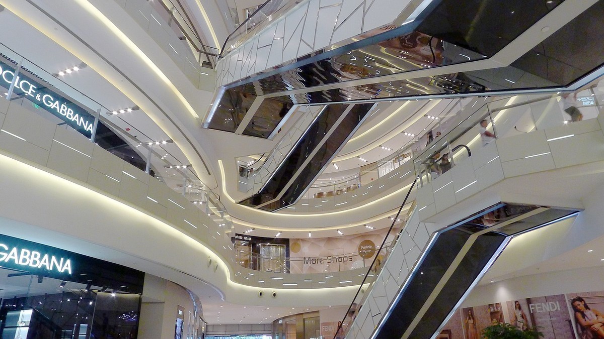 小卡片摄大商场