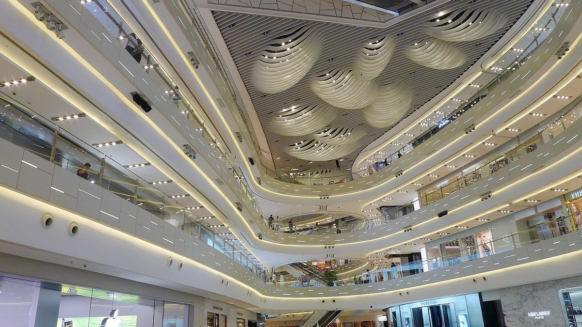 小卡片摄大商场