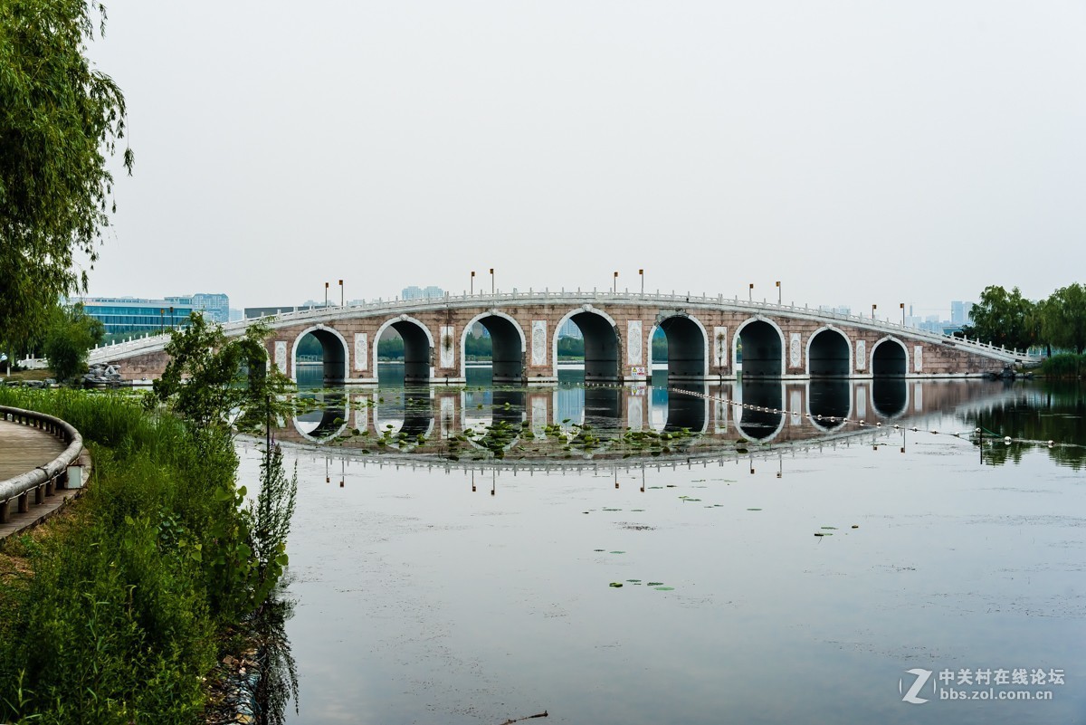 【镜头里】第440号：唐山南湖公园香水湾桥-中关村在线摄影论坛