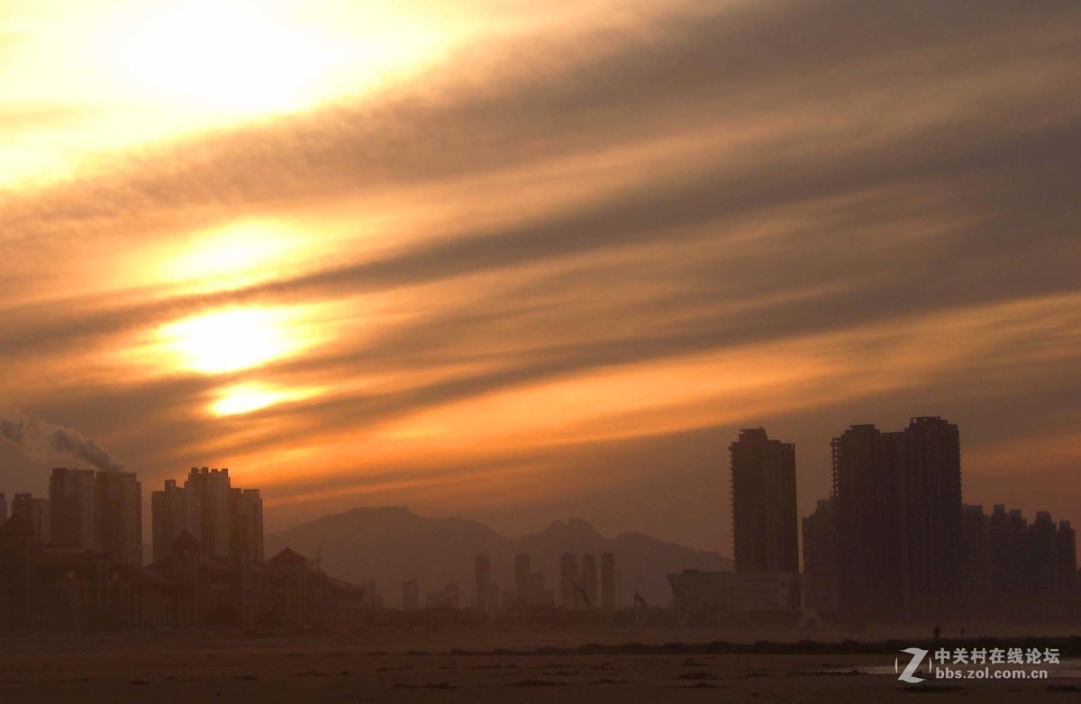 #ZOL月赛-三月风光无限好#——海滩晚霞