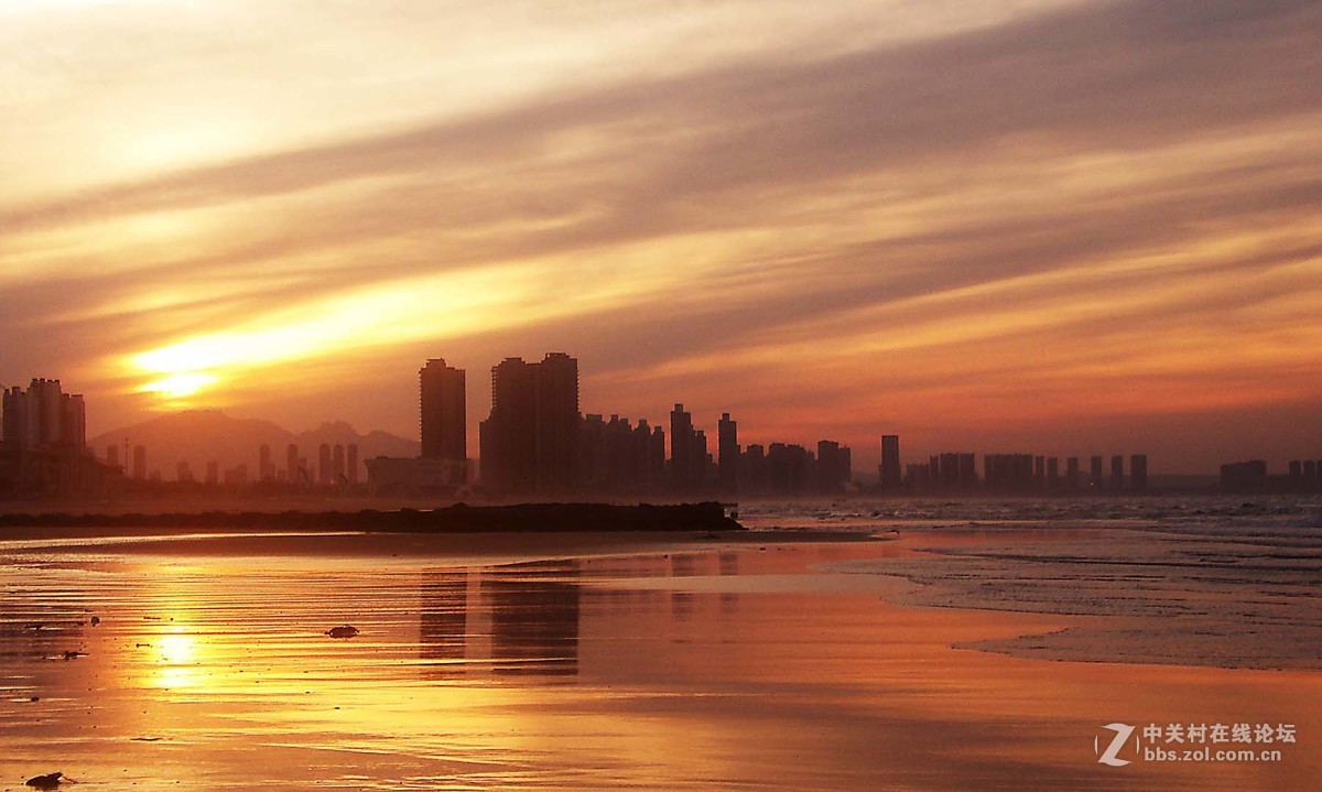 #ZOL月赛-三月风光无限好#——海滩晚霞