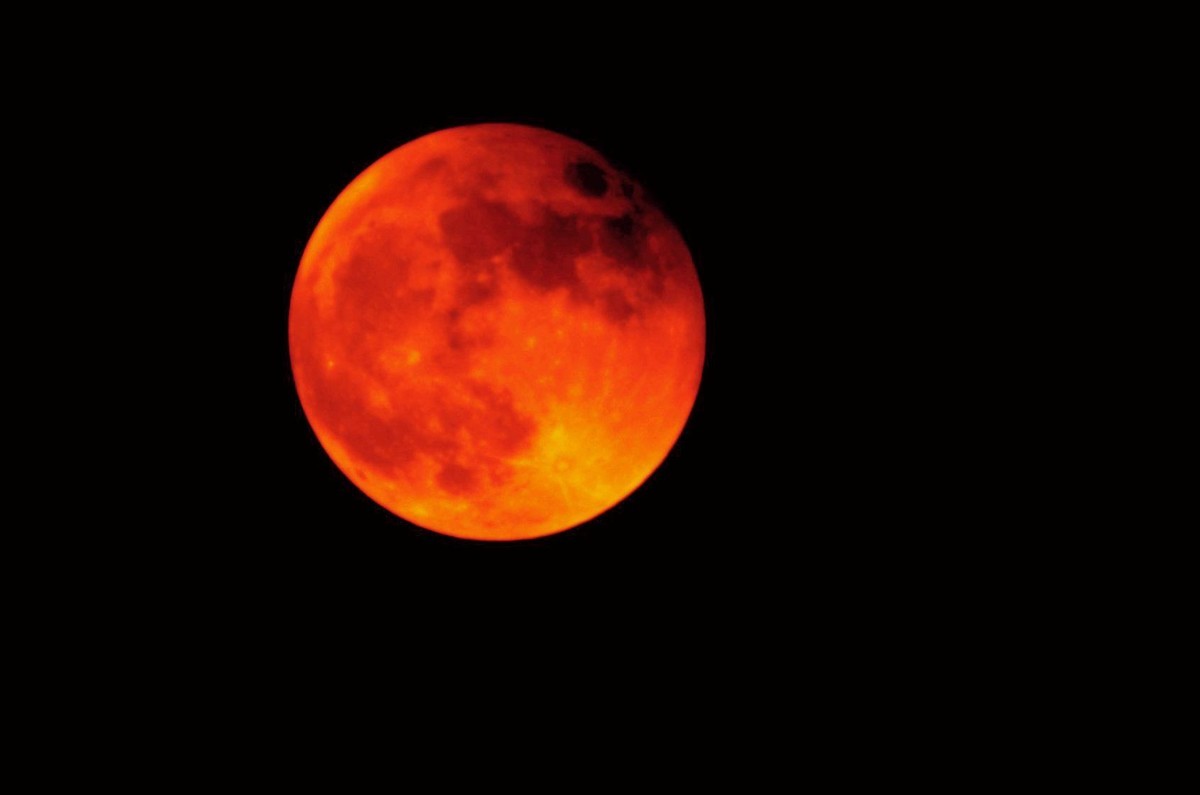 廉价头拍超级月亮