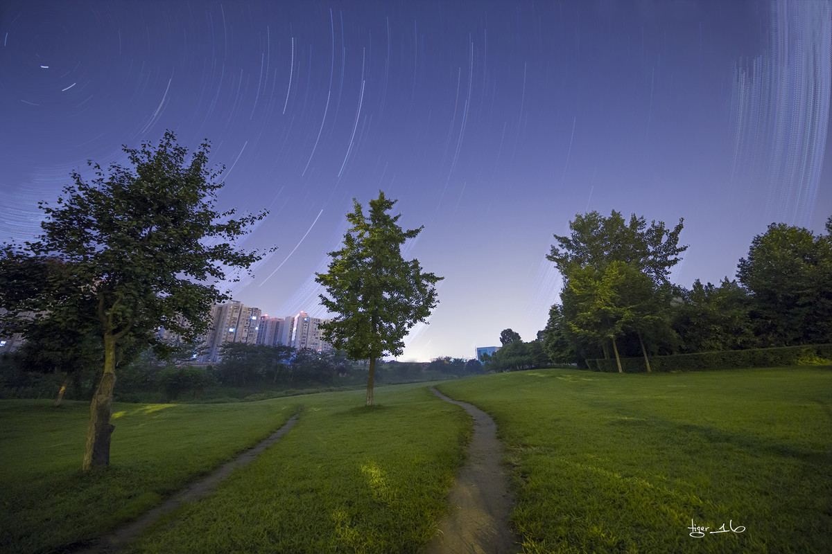 数星星----成都市区拍星移斗转