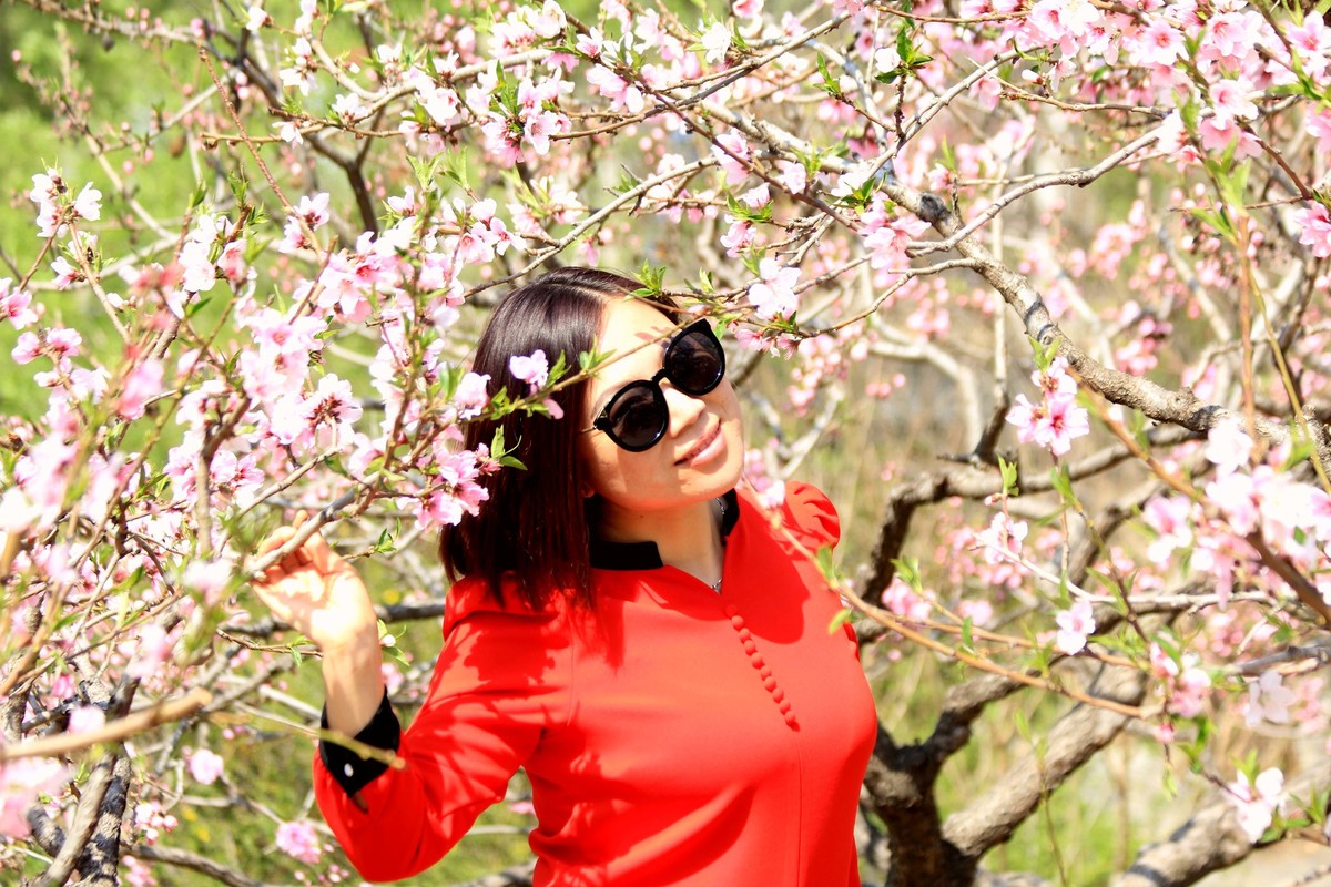 鲜花美女