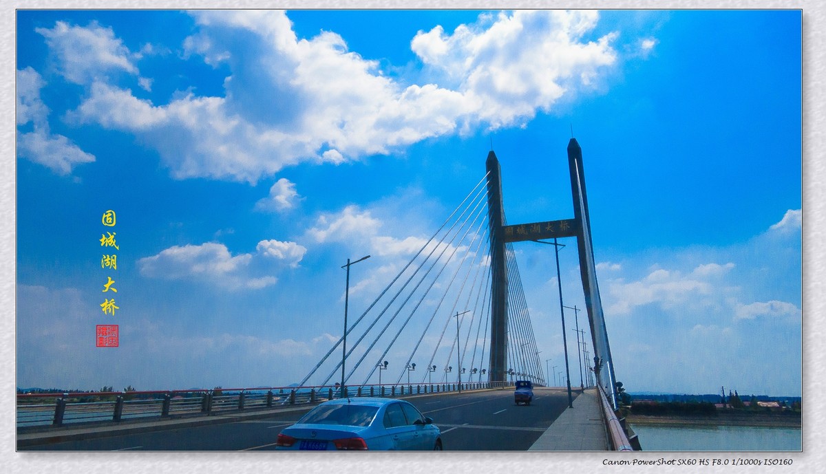 固城湖大桥图片