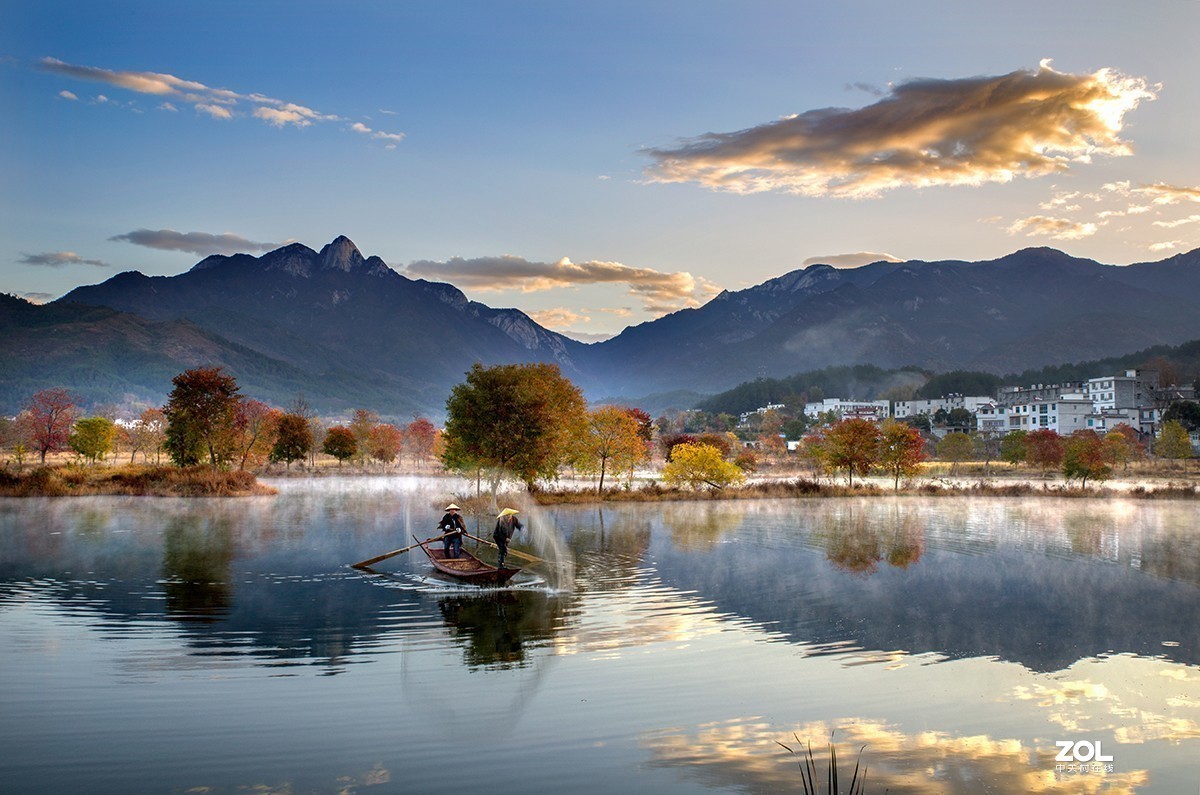 #ZOL月赛晒秋# 山乡红叶