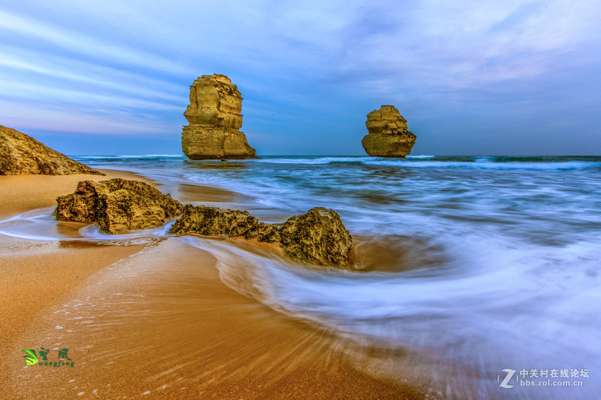 一组澳洲海景片-祝好友老师们新年快乐！