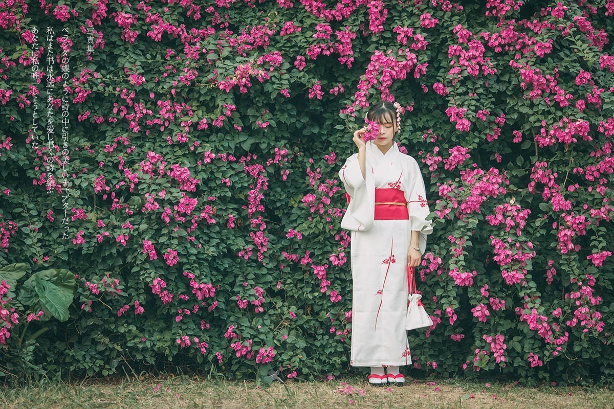 和服少女。