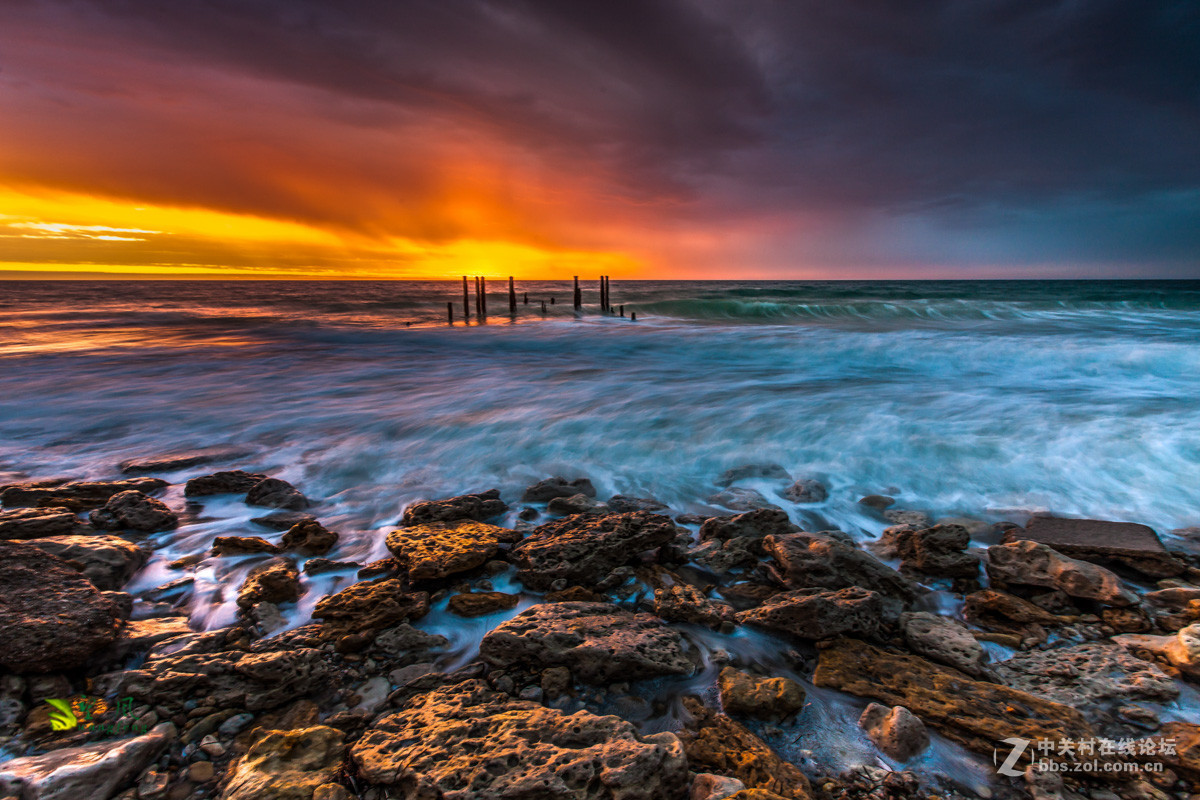 一组澳洲海景片-祝好友老师们新年快乐！