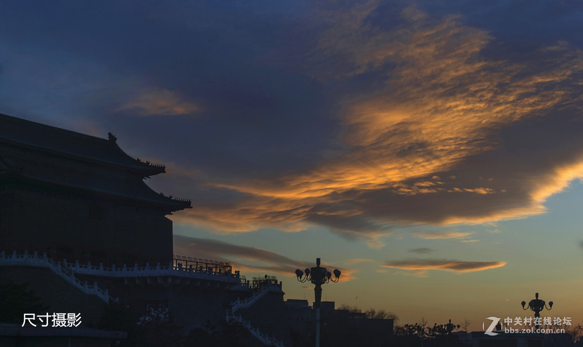 北京前门拍摄夕阳与夜景!-中关村在线摄影论坛