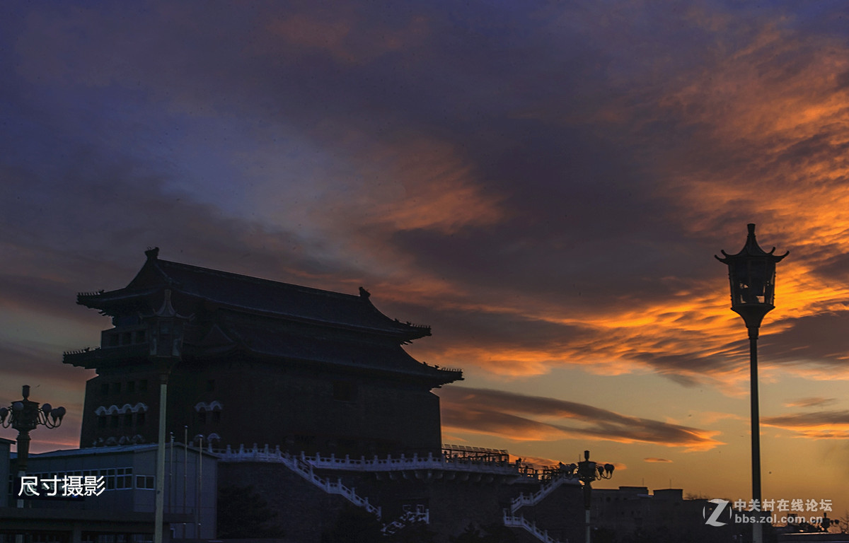 北京前门拍摄夕阳与夜景!-中关村在线摄影论坛
