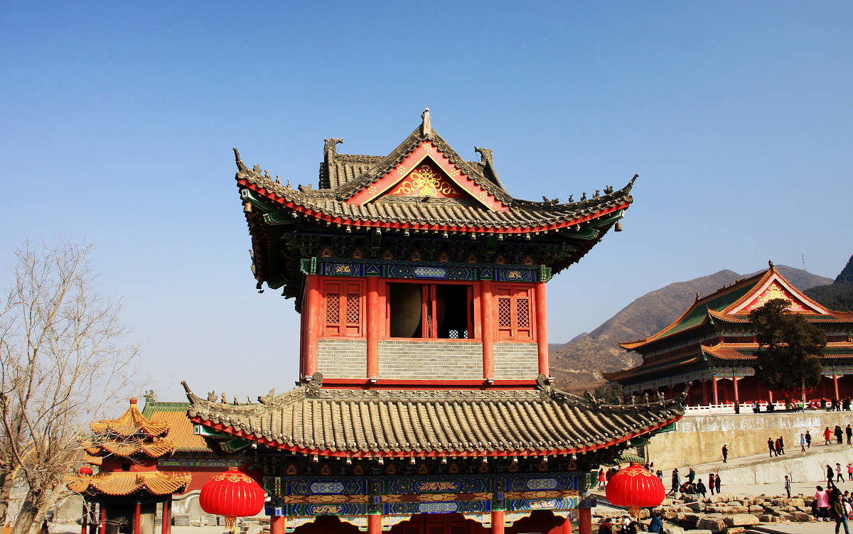 寺庙的拍摄灵山寺