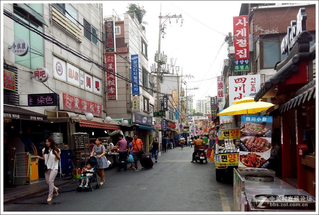 [世龙视角】---首尔唐人街---大林中央市场的食品店