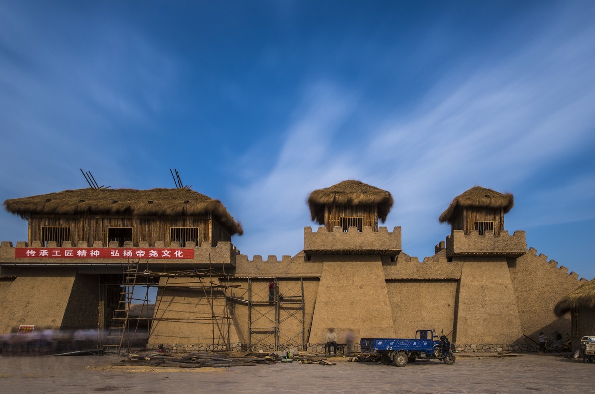 临汾市尧都古镇风光