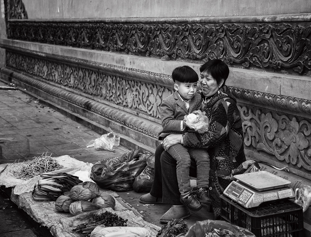 一组黑白街拍片子