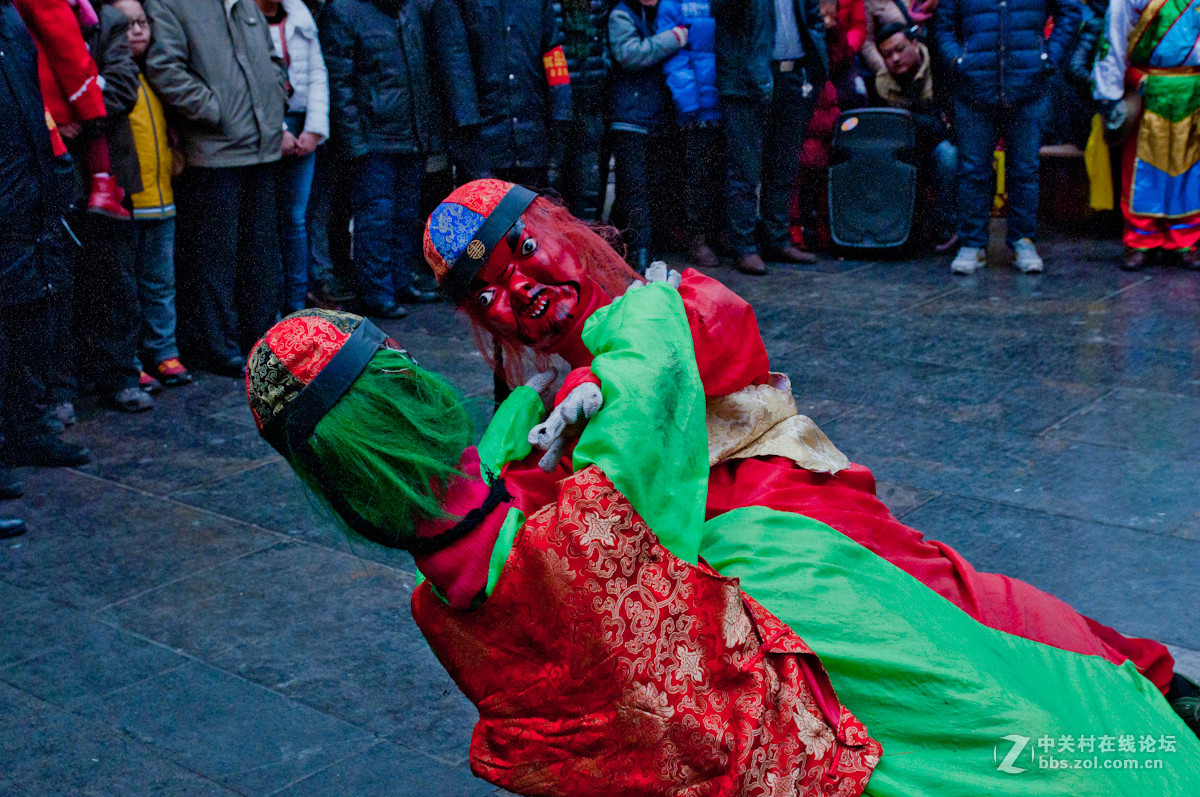 非物质文化遗产二鬼摔跤