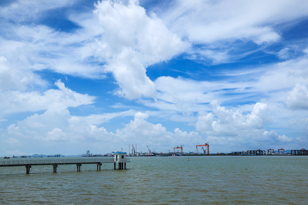 夏日南沙滨海湿地公园