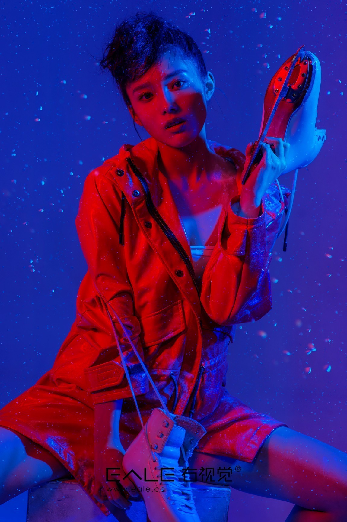 右视觉摄影孙爽冰鞋色彩视觉大片