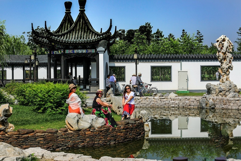 桑干河畔的园林建筑-------丁玲写作的地方