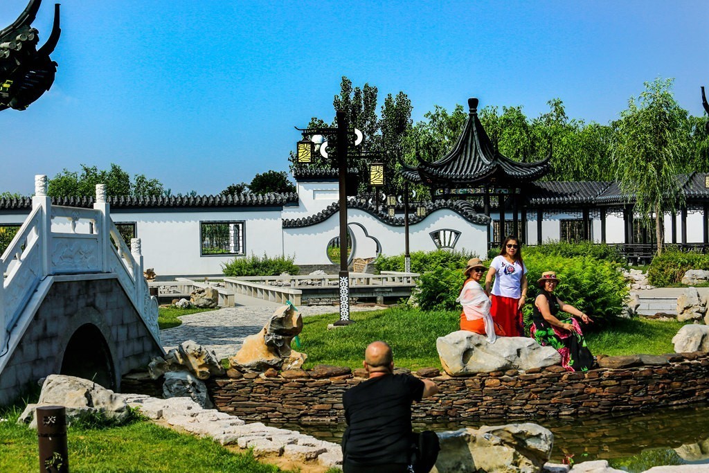 桑干河畔的园林建筑-------丁玲写作的地方