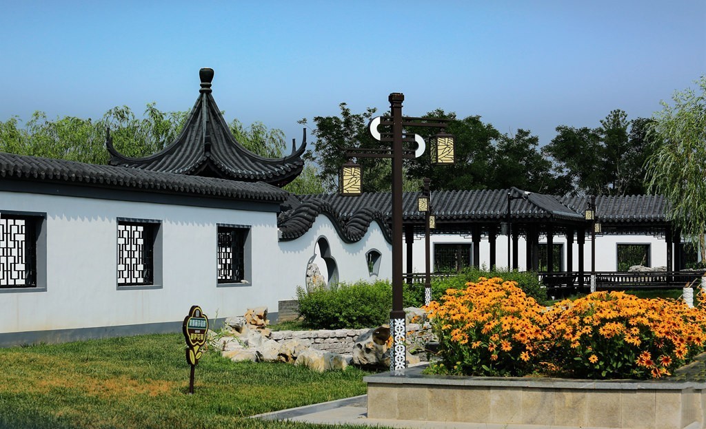 桑干河畔的园林建筑-------丁玲写作的地方