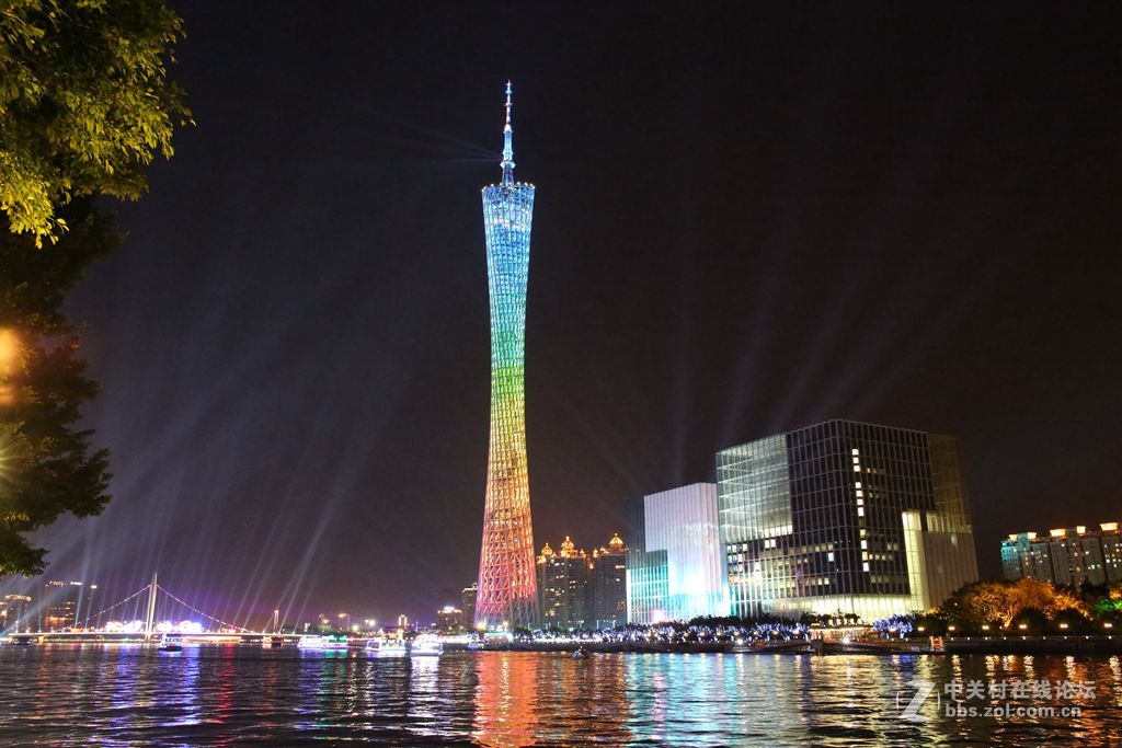 广州电视台夜景