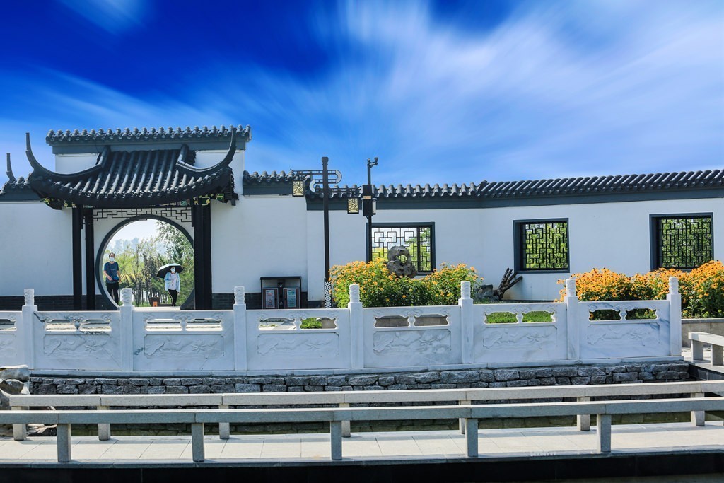 桑干河畔的园林建筑-------丁玲写作的地方