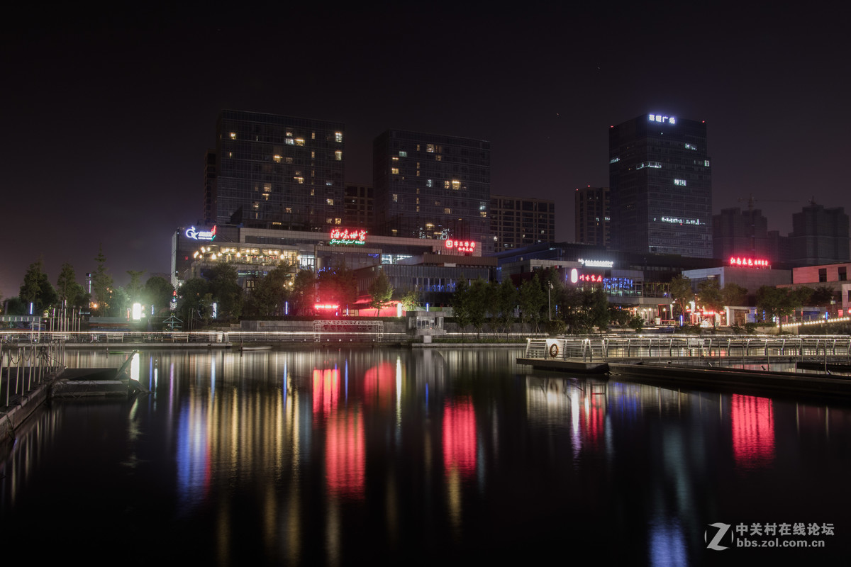 宁波文化广场夜景-中关村在线摄影论坛