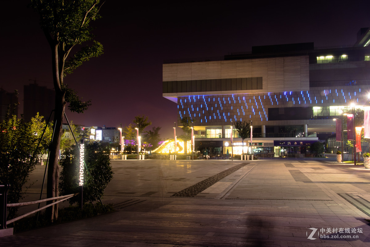 宁波文化广场夜景-中关村在线摄影论坛