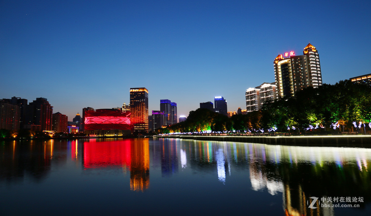 家门口的夜景-中关村在线摄影论坛