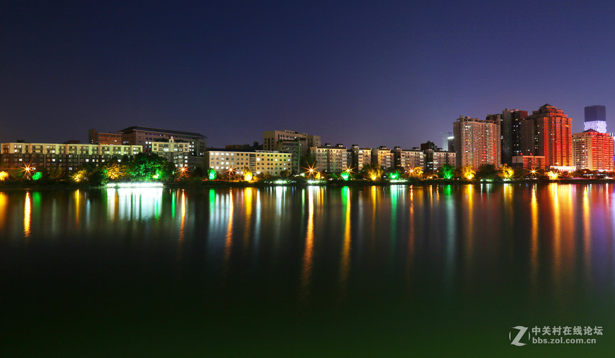 家门口的夜景-中关村在线摄影论坛
