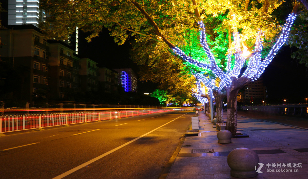 家门口的夜景-中关村在线摄影论坛