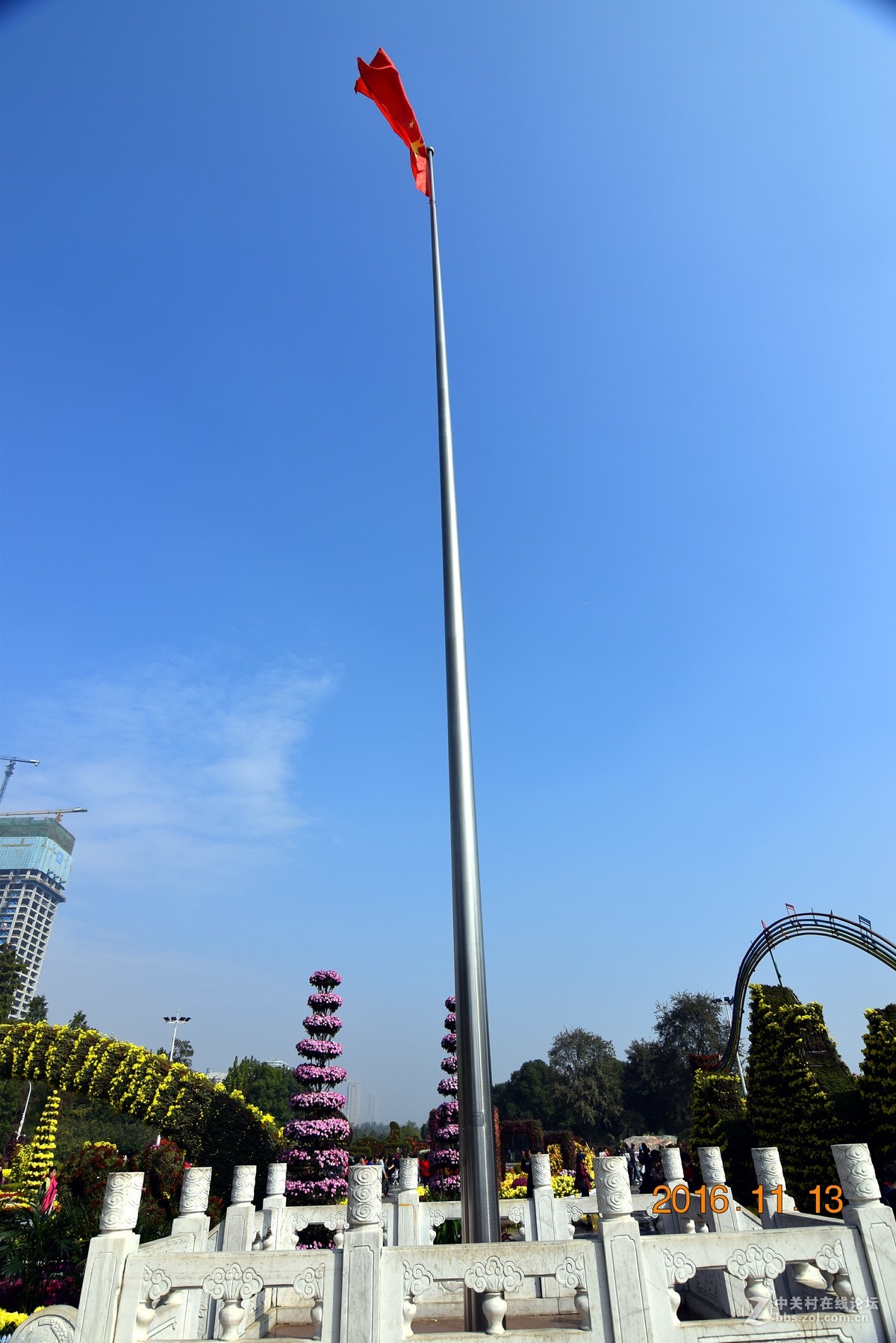 汉口江滩观菊展