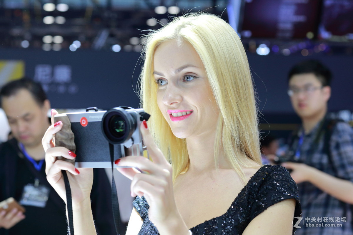2016P&E中国影像器材展上的美人