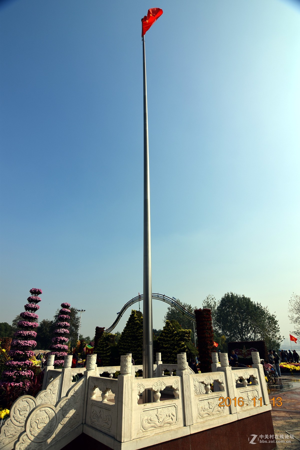 汉口江滩观菊展