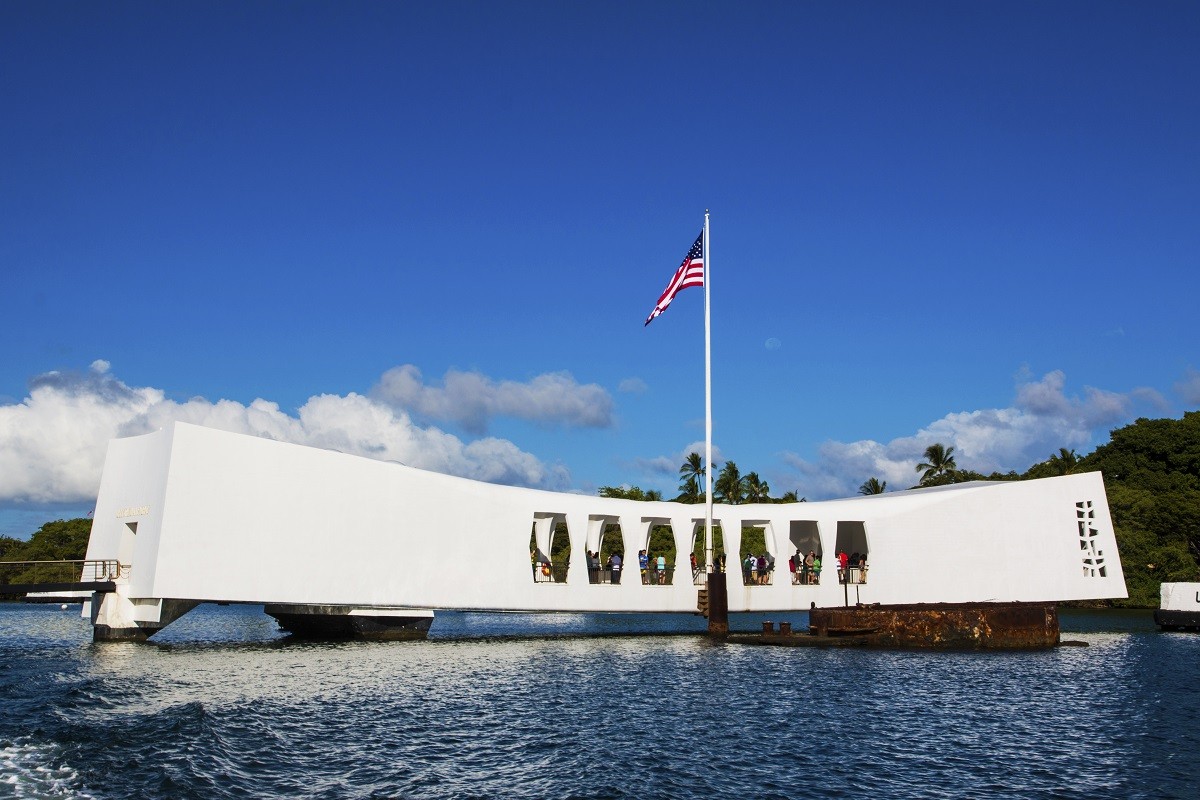 走马看花阿美利加001珍珠港亚利桑那号战舰纪念馆