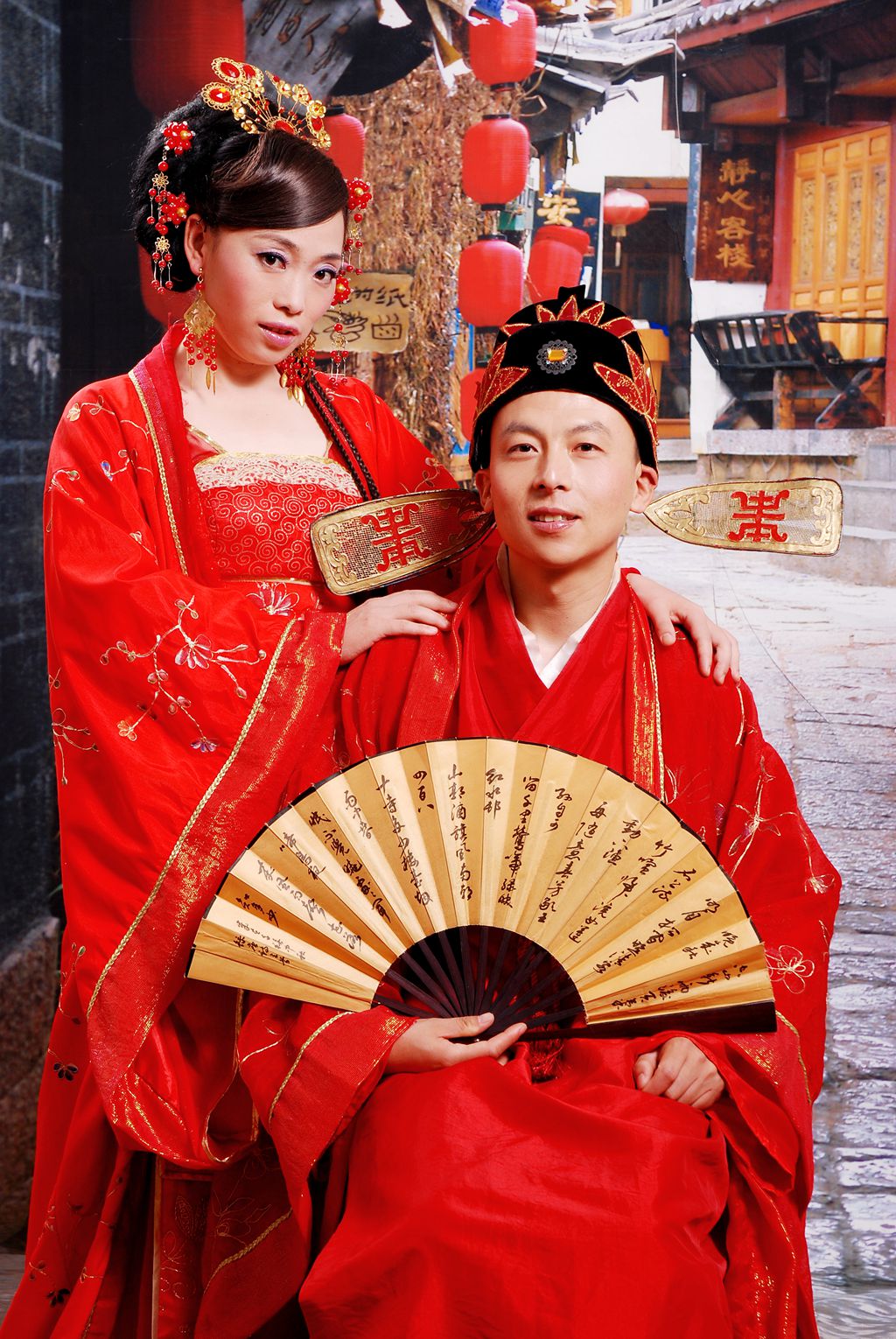 中式婚纱 - 堆糖，美图壁纸兴趣社区