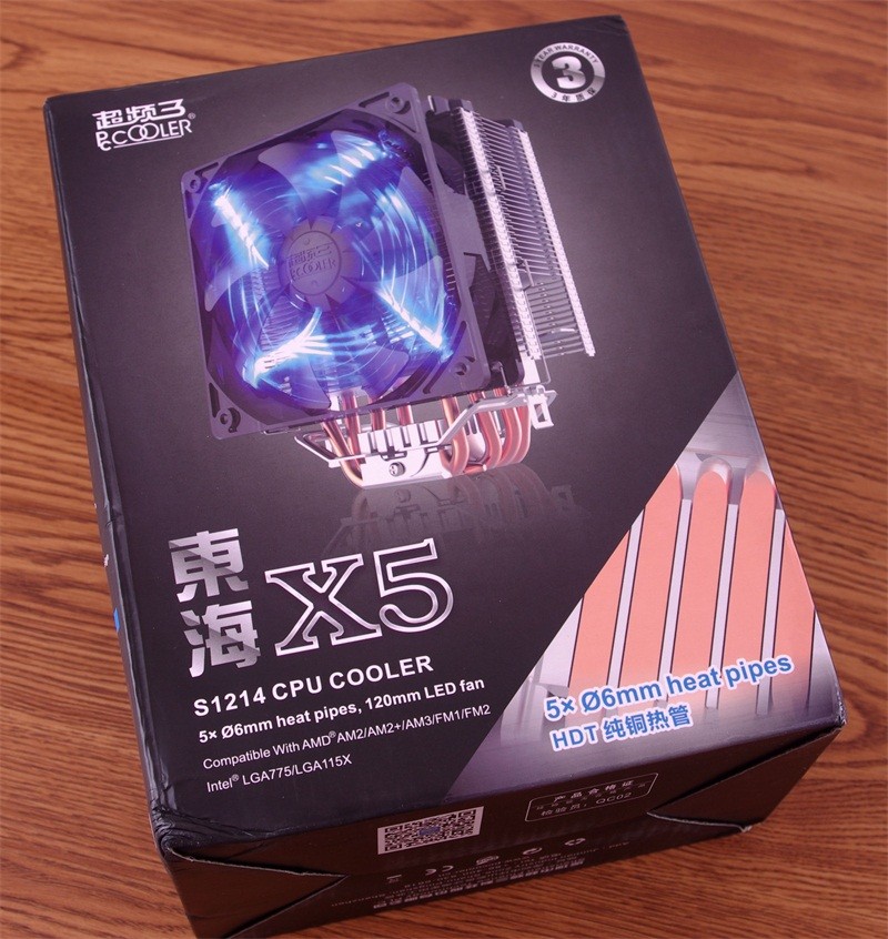 从4到5---超频三东海X5散热器体验分享