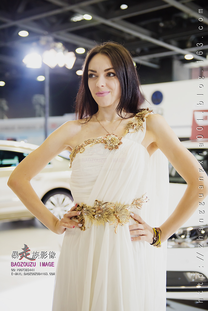 2016广州进口·豪车展上的车模、前台、舞女