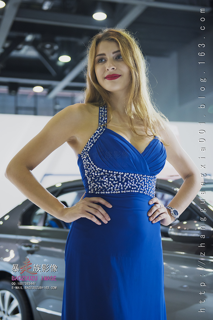 2016广州进口·豪车展上的车模、前台、舞女