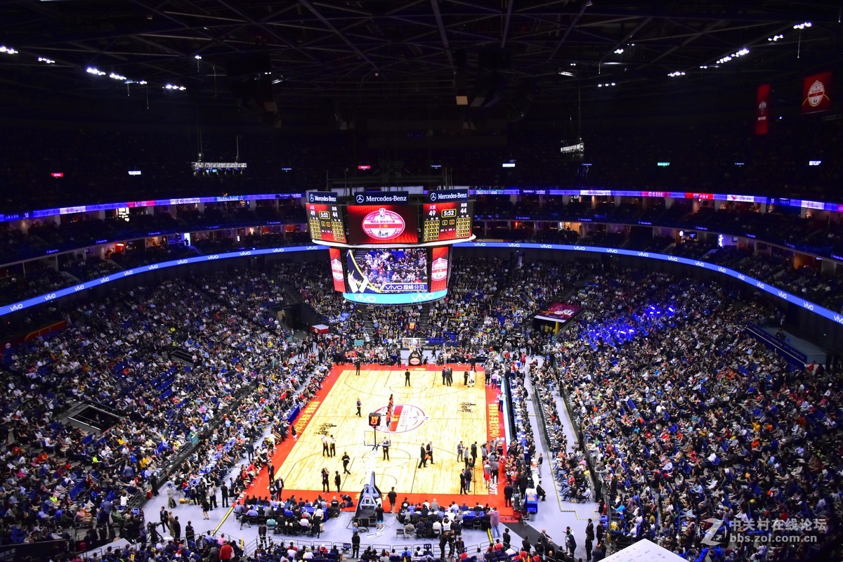 上海梅赛德斯奔驰文化中心-2016NBA中国赛上海站-中关村在线摄影论坛
