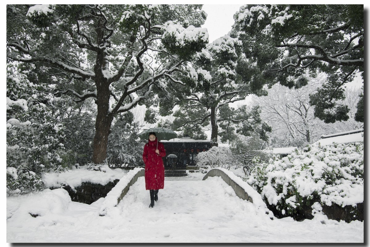 无锡寄畅园雪景
