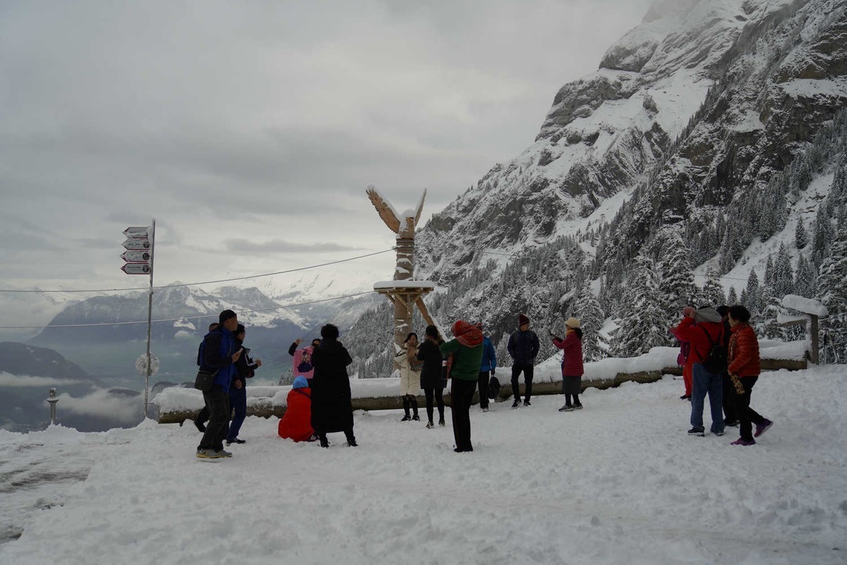 欧州六国之行--瑞士阿尔卑斯山脉皮拉图斯雪山（6）