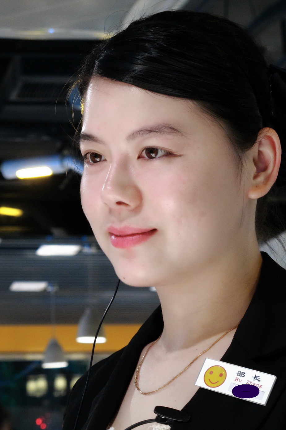 高感靓女服务员