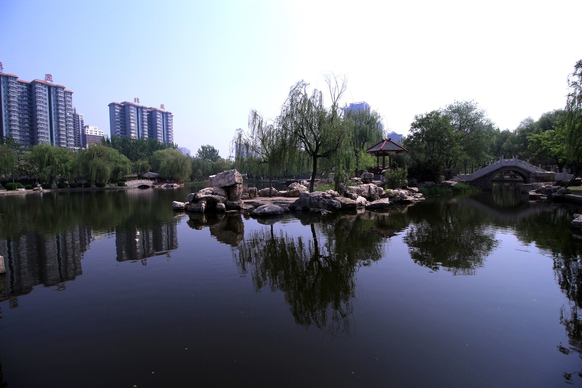 古都邯郸赵苑春景，好友分享。