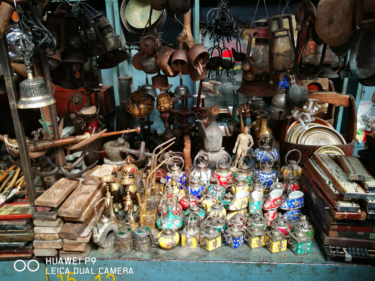 带手机逛潘家园，一样HOLD住