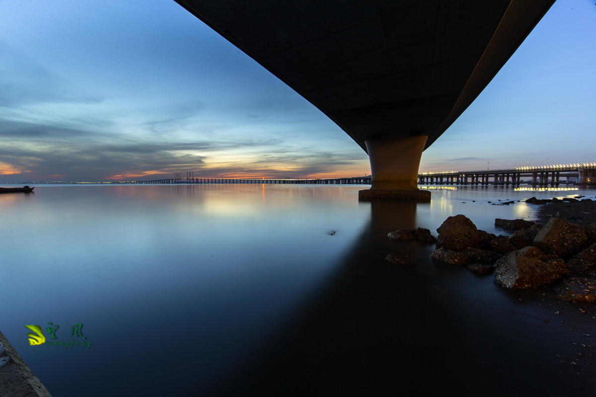 仰拍跨海大桥