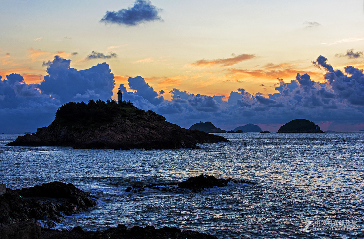 鹿西岛日出日落